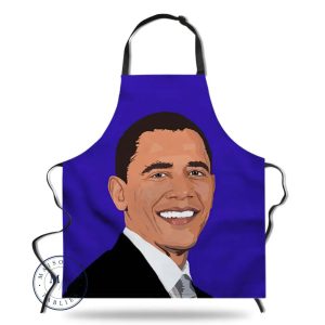 Fartuch Kuchenny Barack Obama - Fartuch Kuchenny Męski