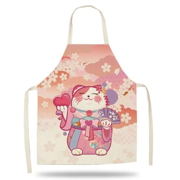 Fartuch kuchenny Maneki-Neko - Fartuch Kuchenny Damski
